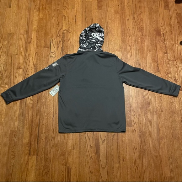 NWT Clemson Tigers Colosseum OHT Military Appreciation Camo Quarter-Zip Hoodie L - Picture 11 of 16